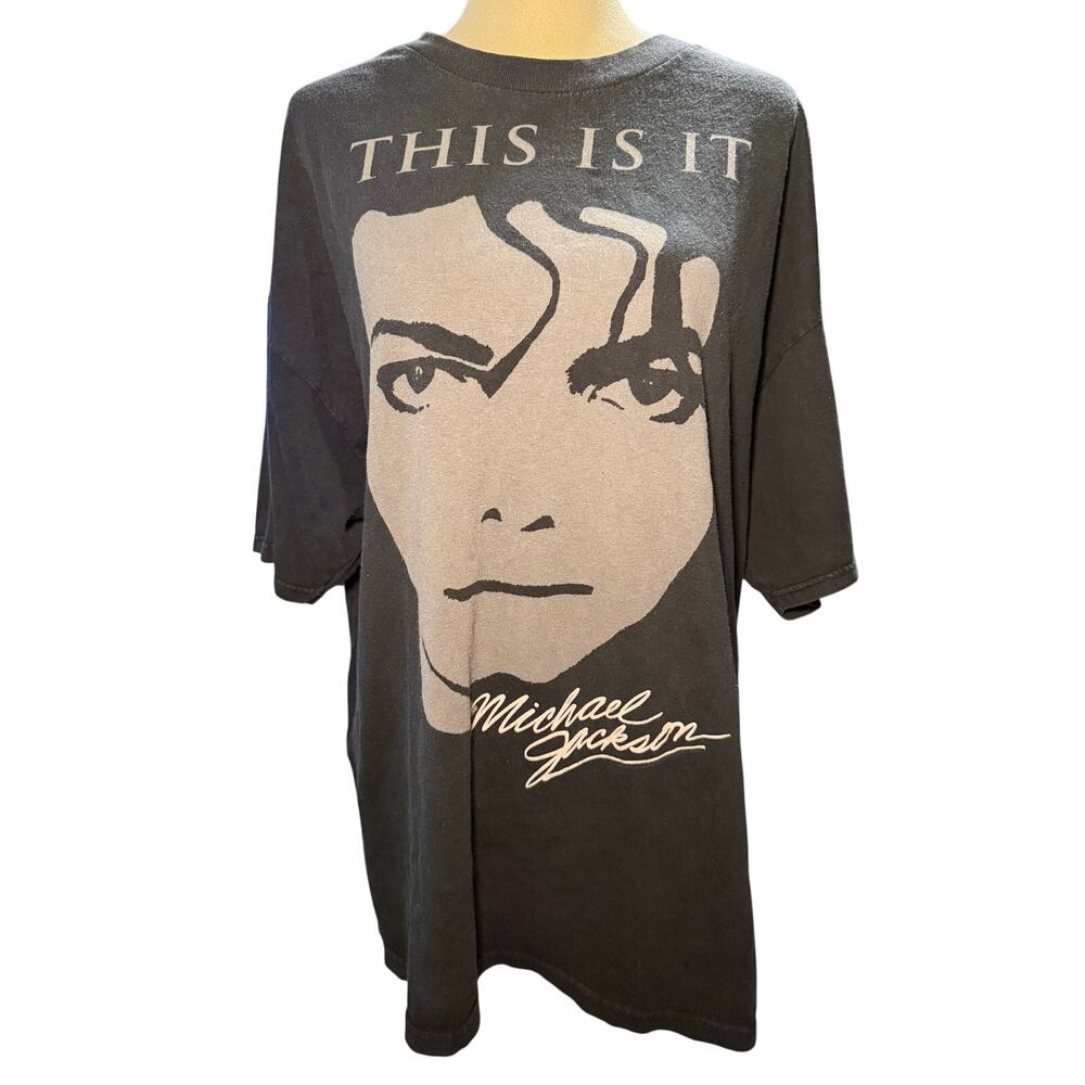 Michael Jackson Vintage 2009 This is It Tour Graphic Tee, Concert, Unisex XL